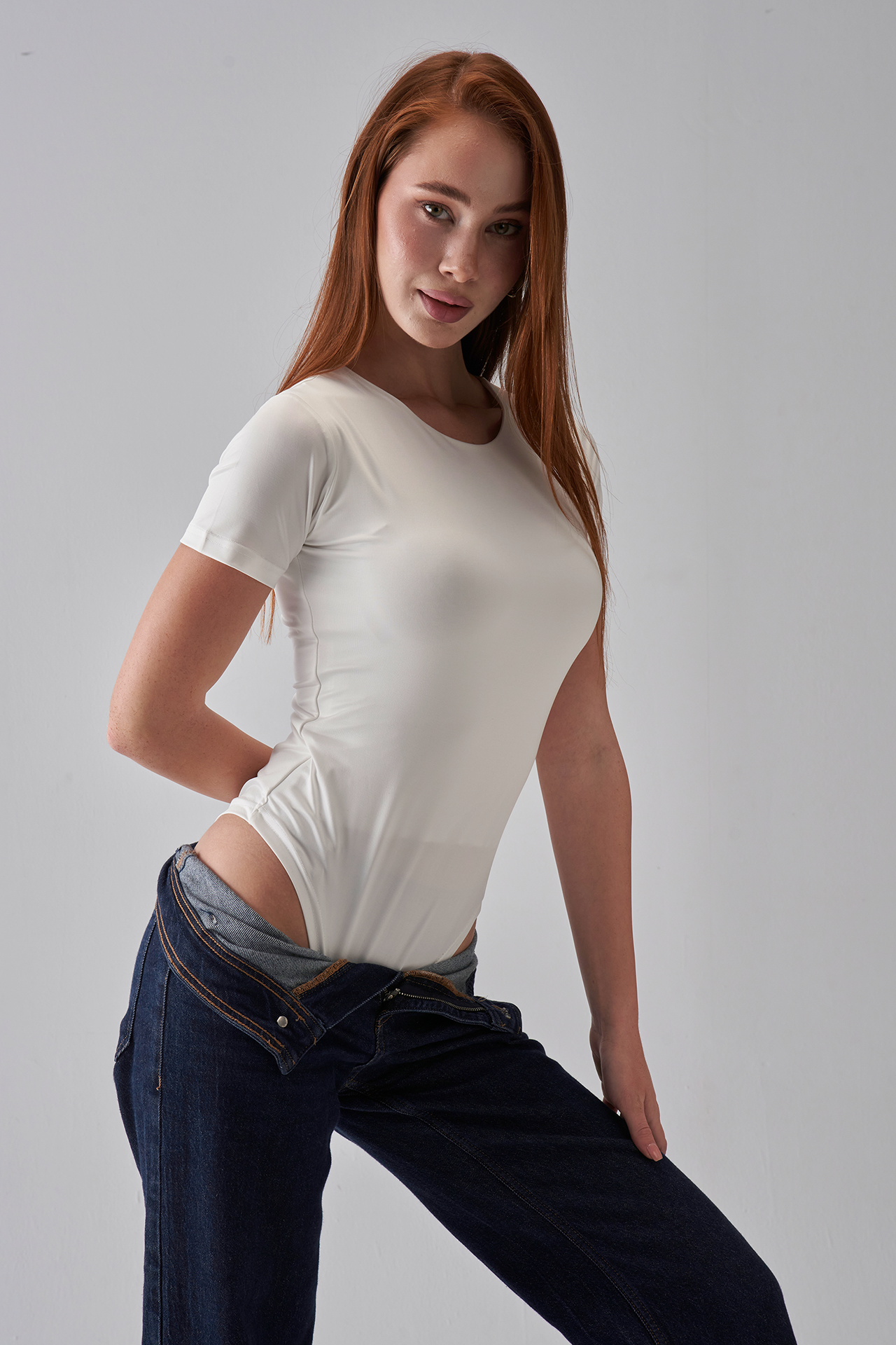 Short Sleeve Bodysuit - OffWhite