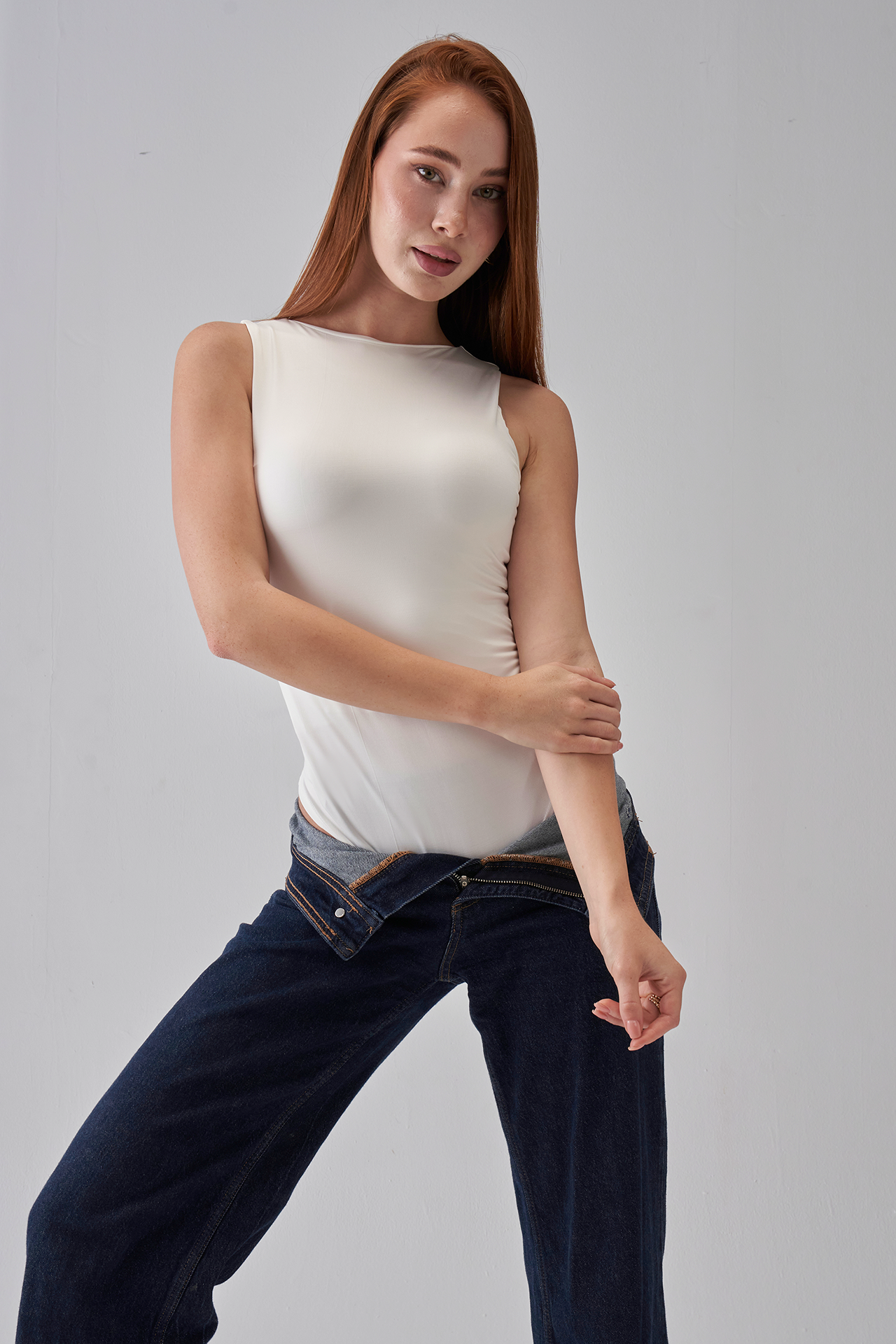 Sleeveless Bodysuit - OffWhite