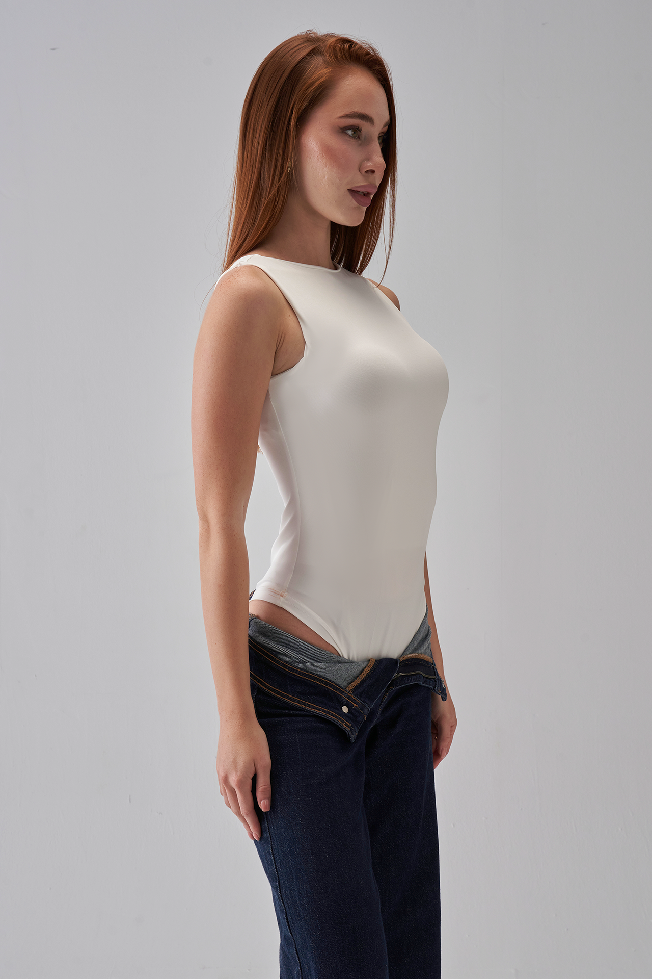 Sleeveless Bodysuit - OffWhite