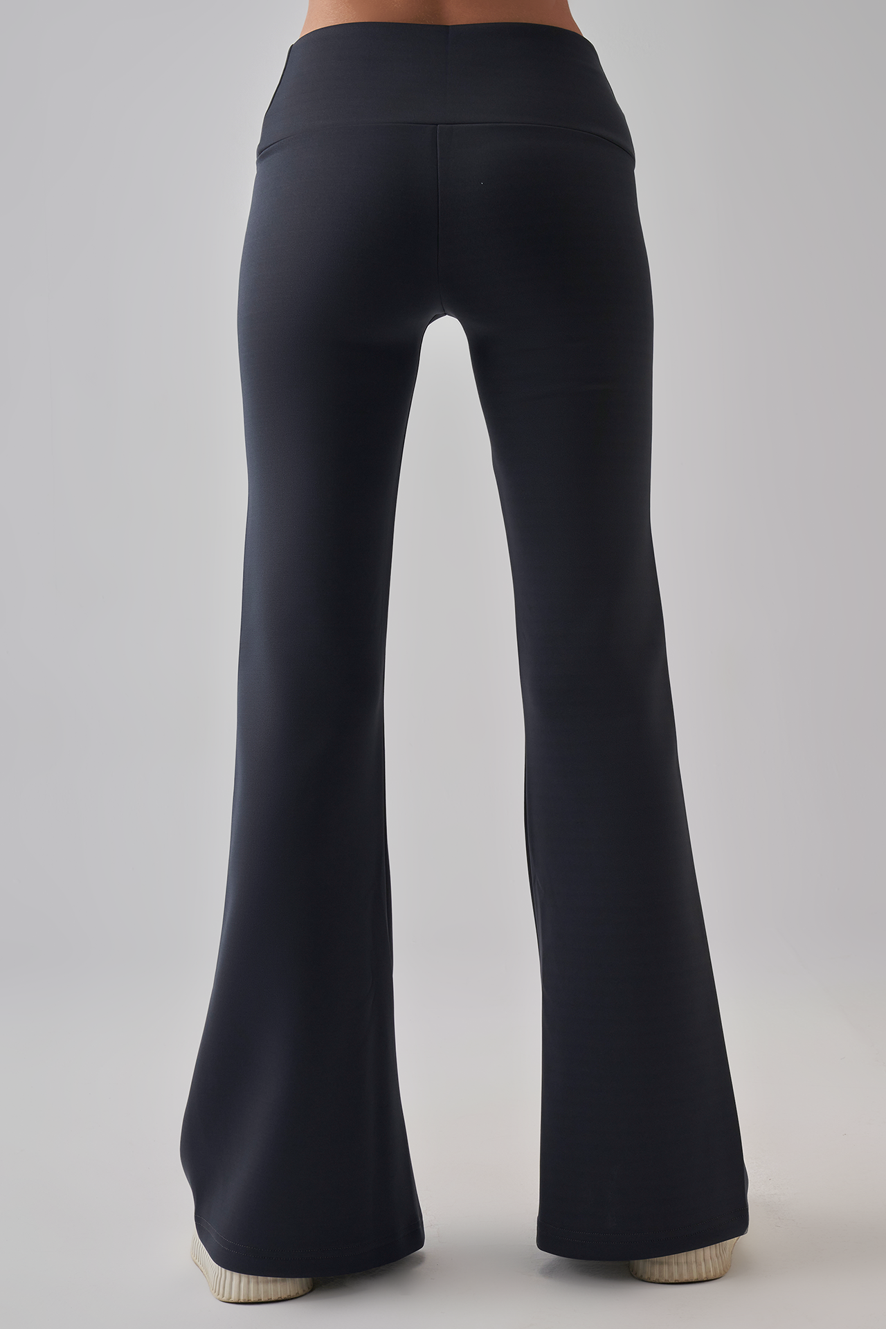 V Waist Yoga Pants - Charcoal Gray