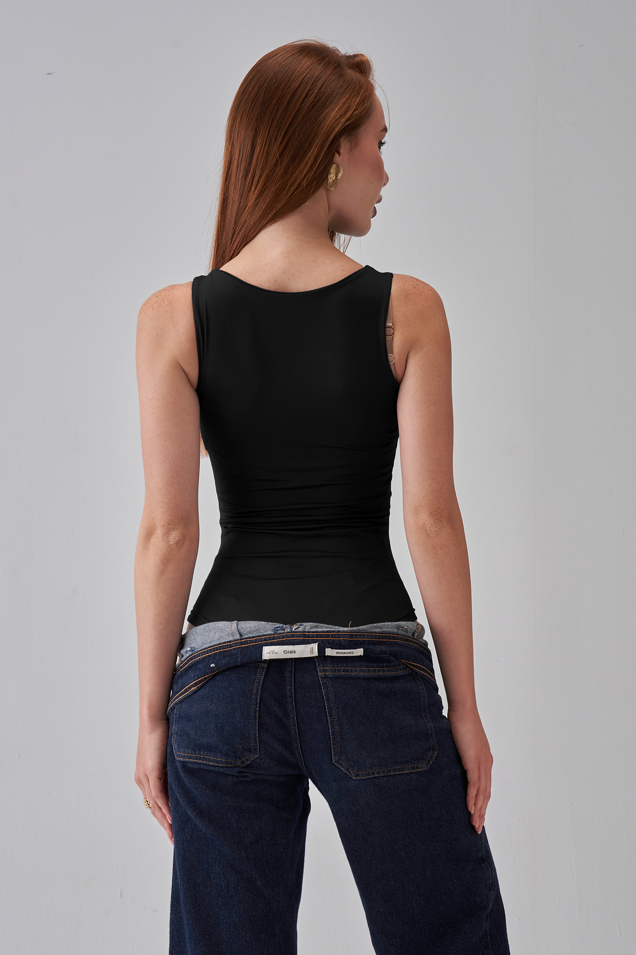Sleeveless Bodysuit - Black